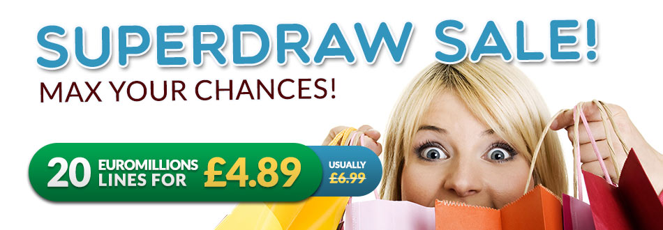 Check out our £136M Jackpot Rollover SALE!