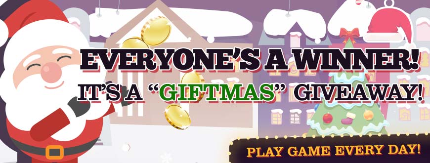EVERYONE’S A WINNER IN OUR “GIFTMAS” GAME!