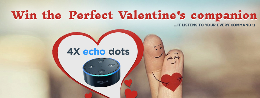 Win an Amazon Echo Dot + £5 free credit