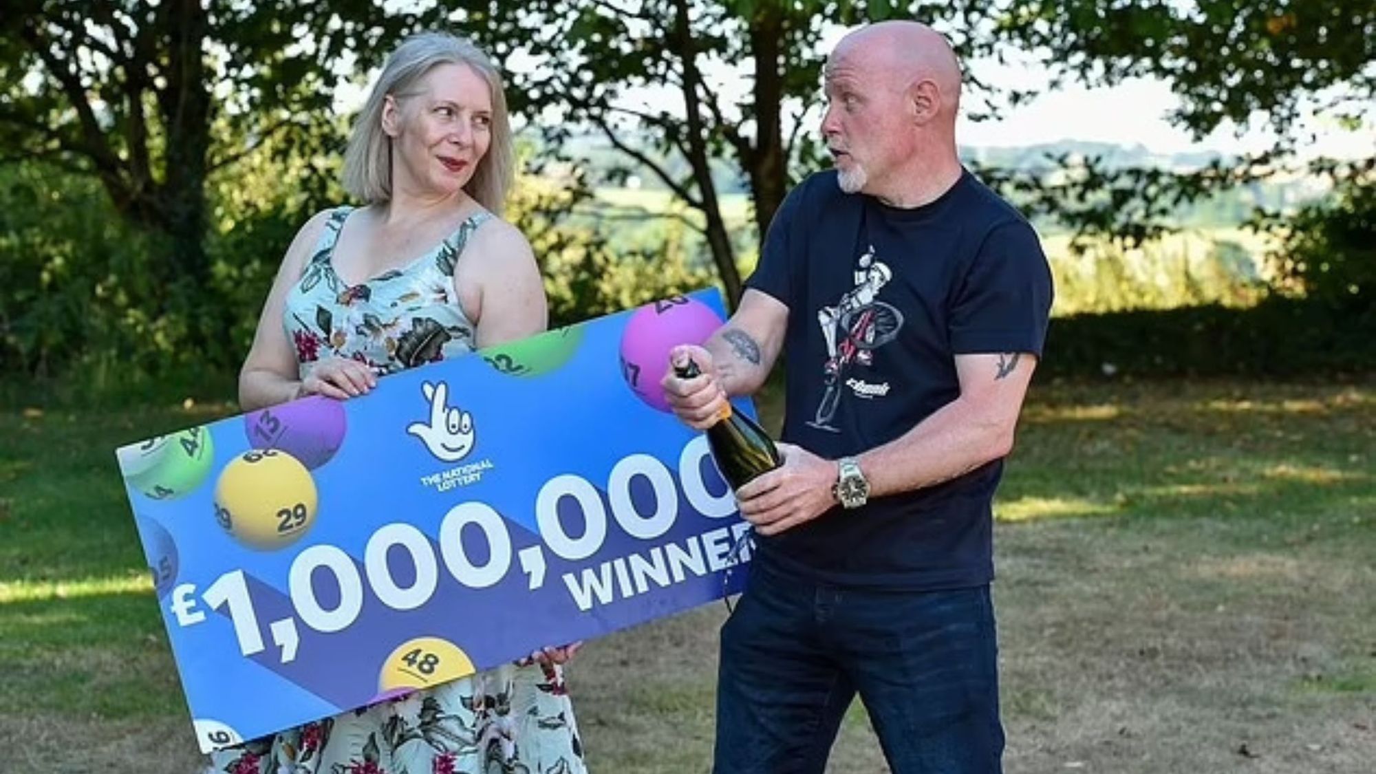 Couple win £1 million thinking it was a scam