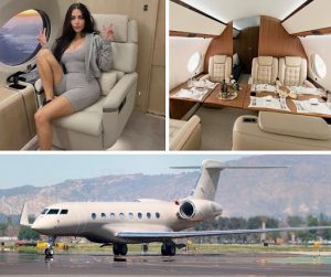 How Kim Kardashian Travels in Style